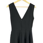 Saloni Dress Black Long V Photo 3