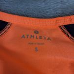 Athleta  Running‎ Wild Mix Crew, Cosmic Orange Dress Blue, Size Small Photo 2