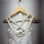 Lululemon ‎ Athletica Cream Double-Strap Tank Top Photo 5