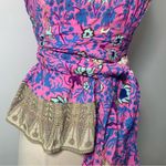 Anthropologie  Plenty by Tracy Reese Top floral animal print size S p Photo 4