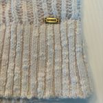Guess  Women Sweater Small White Open Knit 3/4 Sleeve V- Neck Photo 1
