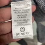 Sundry  Button Shoulder Wool Sweater Photo 9