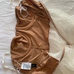 White Fox Boutique Totally Bangin' Sheer Skirt Maxi Dress in Nude & White Photo 9