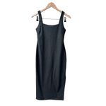 Beyond Yoga Spacedye Icon Midi Dress Side Slit Sleeveless Black Gray Medium Photo 4