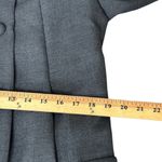 Vtg Joseph R. Harris Wool Coat Gray Sz S Genuine Fur Collar ILGWU Made Luxury Photo 12