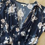 Maurice's Womens Blue Floral Shorts Romper - S Photo 1