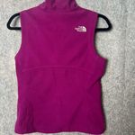 The North Face  Woman Size XS Purple Fleece Vest Full Zip Fushia Photo 5