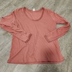 Victoria's Secret Victoria Sport  Pink Long Sleeve Exercise Top Size Medium Photo 0