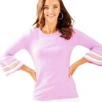 Lilly Pulitzer Purple Callee Bell Sleeve Sweater Size XS Photo 6