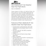 Belleville Military Boots Tan Size 8 Photo 7