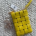 Anthropologie  Yellow Woven Bag Photo 6