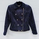 White House | Black Market Sequin Tweed Moto Jacket Photo 3