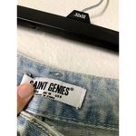 Abercrombie & Fitch NWT Saint Genies High Rise Straight Leg Light Wash Distressed Jeans Womens Sz 6 Photo 7