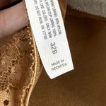 Auden 32B Push Up Plunge Underwire‎ Lace Bra Brown Lined Demi Coverage Size undefined Photo 5