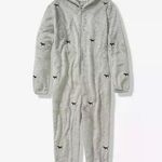 PINK - Victoria's Secret Victoria's Secret PINK Sleep Teddy Sherpa Onesie Size M/L Photo 0