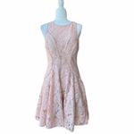 XScape  Peach Lace Princess Dress Size 10 NEW Prom Homecoming Wedding Shower Photo 1