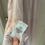 EXPRESS  Pink Gold Print Tiered Maxi Dress Photo 6