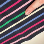 Talbots  Striped Knit Shift‎ Dress Large Bow Colorful Preppy Cotton Retro Office Photo 5