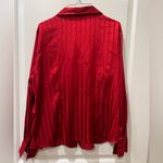 Covington  XL 18 Red Satin Button-Up Shirt Photo 1
