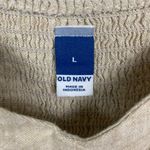 Old Navy Beige Fit&Flare Linen Blend Midi Dress Sz.L NWT Photo 6