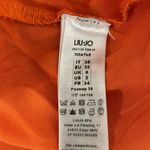 Liu Jo Pink Orange Floral Ruffle Mini Dress Silk Feminine Flowy Beach Resortwear Size 2 Photo 7