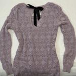 Studio Y Sparkly Lavender Knit Top Photo 1