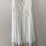 Free People  Lulu Embroidered Midi Dress Drawstring Waist Endless Summer Size XS Photo 10