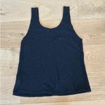 LNA  - Ribbed Sleeveless Tank Top in Black Photo 2