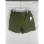 Old Navy NWT  High Rise OG Chino Shorts Size Medium - Green Photo 2