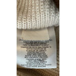 Ellen Tracy Cozy Ribbed Knit Sweater Women's Oversize Neutral Beige Top Medium Photo 10