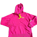 Under Armour  Fuchsia Hoodie with Neon Logo Photo 0