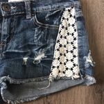Mudd Denim Lace Shorts Photo 3