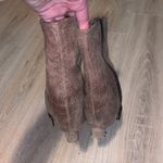 Not Rated  brown zip up summer heeled mid calf boots Photo 8