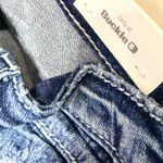 Miss Me  Boot Cut Jeans Mid Rise Size 30 Short Distressed Denim Embellished Photo 6