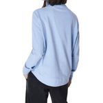 Sweaty Betty Sweaty Betty Harmonise Luxe Fleece Sweatshirt Coast Blue Sweater Photo 1