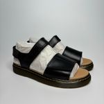 Dr. Martens  Romi Y Leather Velcro Sandals in Black Lamper Photo 6