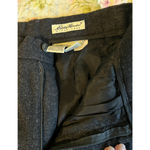 Eddie Bauer Womens Dress Pants Size 10 Black Lined Straight High Rise Wool Rayon Photo 5