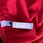 Lulus  Exclusive Under The Full Swoon Berry Pink Maxi Dres Photo 6