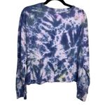 Isa & Ella Tie dye Long Sleeve Shirt Blue White Womens Large Photo 0