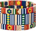 NWOT Roxanne Assoulin patch work bracelets Photo 0