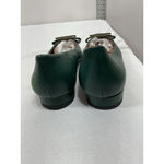Womans NWOT C Paravano Slipon Flat Shoes Size 8.5 (39) Forest Green Pointed Toe Photo 4