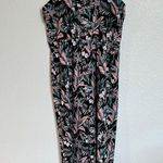 Derek Heart Derek Hart Dark Floral Tropical Jumpsuit Size Large Junior Photo 4