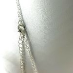 Orange and clear heart Murano glass pendant necklace Photo 7