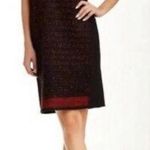 Elie Tahari KELLAN TWEED LEATHER DRESS Photo 0
