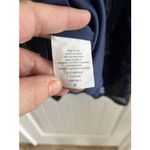 Navy Blue Swirled Pattern Sequined Swing Dress Size Small Photo 6