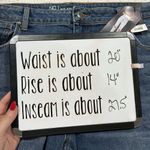 No Boundaries  Jr Size 21 Jeans Super High Rise Mom Destructed Relaxed Dark Wash Photo 12