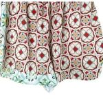 ZARA Satin Effect Loose Colorful Shorts Elastic Tie Waist Pockets S Mulitcolors Photo 8