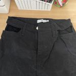 Adika  Cutout High Waisted Black Flare Jeans Photo 3