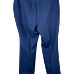 Chico's Chico’s So Slimming Manhattan Trousers Navy Straight Leg Dress Pants Size 14 Photo 5