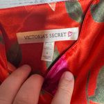 Victoria's Secret Victoria’s Secret Red Floral Satin Babydoll Chemise Slip Nightgown S Photo 1